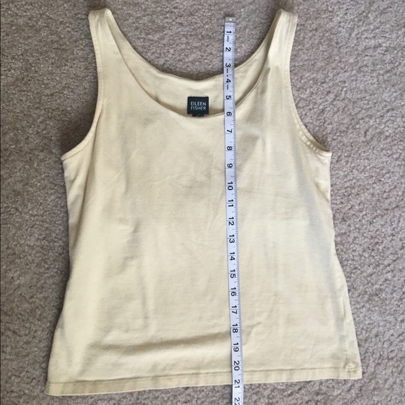 Yellow Eileen Fisher top - Picture 2 of 5
